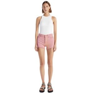 NEW Mother Superior The Tomcat Kick Fray Pink Shorts NWT